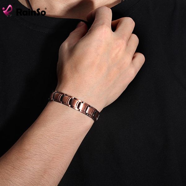 bangle rainso men's copper magnetic therapy bracelets bangles for arthritis bio energy healing female jewelry wristbands adjustable, Black
bangle rainso men's copper magnetic therapy bracelets bangles for arthritis bio energy healing female jewelry wristbands adjustable, Black