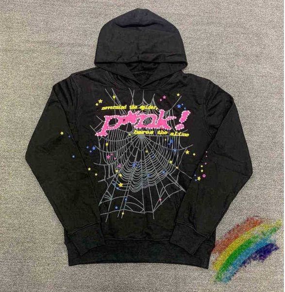 men's hoodies sweatshirts puff print sp5der hoodie men women heavy fabric spider web pullover breathable design 60ess, Black
men's hoodies sweatshirts puff print sp5der hoodie men women heavy fabric spider web pullover breathable design 60ess, Black