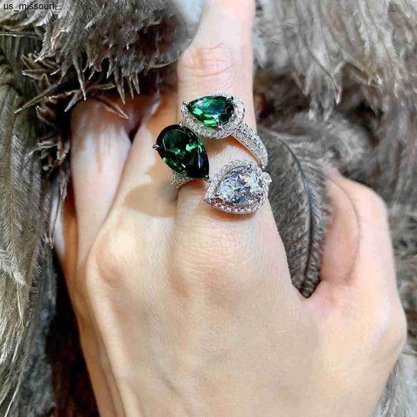band rings threestone finger ring water drop emerald cz white gold filled party wedding band rings for women promise birthday jewelry j23052, Silver
band rings threestone finger ring water drop emerald cz white gold filled party wedding band rings for women promise birthday jewelry j23052, Silver
