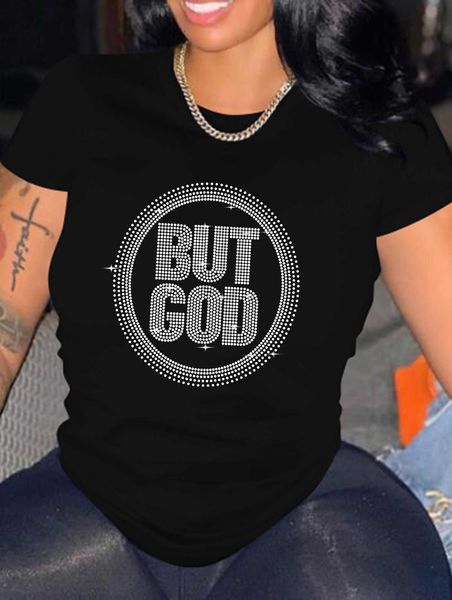new style large size women's clothing love print t-shirt round neck women's printed black t-shirt 89007, White
new style large size women's clothing love print t-shirt round neck women's printed black t-shirt 89007, White