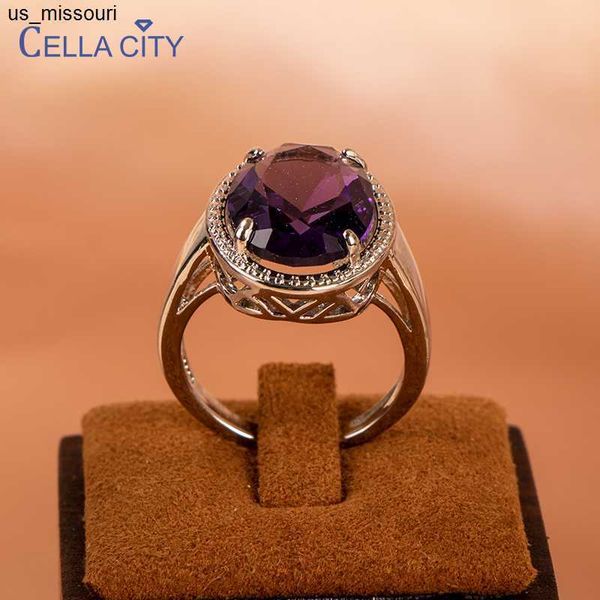 band rings cellacity classic amethyst silver rings for women oval shaped gemstones engagement silver female gift wholesale size 610 j230522
band rings cellacity classic amethyst silver rings for women oval shaped gemstones engagement silver female gift wholesale size 610 j230522