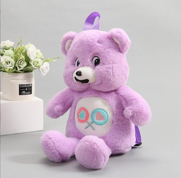 46cm kids kawaii purple yellow blue pink bear plush backpack girl cute soft accessories bag girls birthday gift
46cm kids kawaii purple yellow blue pink bear plush backpack girl cute soft accessories bag girls birthday gift