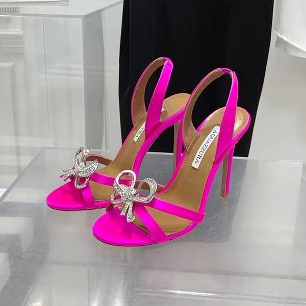 aquazzura rhinestones bowknot sandals heels slides open toe cross stiletto sandals100mm women's luxury silk and vogue evening shoes sum, Black
aquazzura rhinestones bowknot sandals heels slides open toe cross stiletto sandals100mm women's luxury silk and vogue evening shoes sum, Black