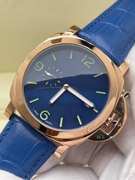 2023 men's business fashion watch quartz watch sapphire mirror rose gold dial watch blue leather watch, Slivery;brown
2023 men's business fashion watch quartz watch sapphire mirror rose gold dial watch blue leather watch, Slivery;brown