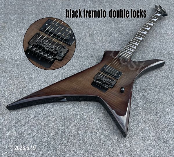 electric guitar reversed headstock rigth hand body gray flame body and headstock single bridge pickup open pole one volume s
electric guitar reversed headstock rigth hand body gray flame body and headstock single bridge pickup open pole one volume s