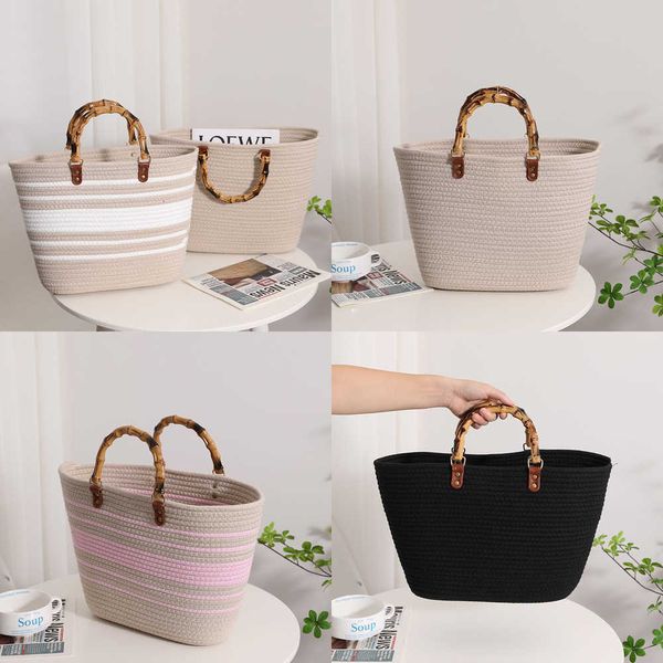 nxy large capacity hand-woven cotton thread tote bag design striped pattern bamboo handle handbag summer bohemian beach straw 230424
nxy large capacity hand-woven cotton thread tote bag design striped pattern bamboo handle handbag summer bohemian beach straw 230424
