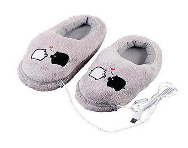 2714cm electric heat slipper usb gadget cute grey piggy plush usb foot warmer shoes heated slippers1600529, Black
2714cm electric heat slipper usb gadget cute grey piggy plush usb foot warmer shoes heated slippers1600529, Black