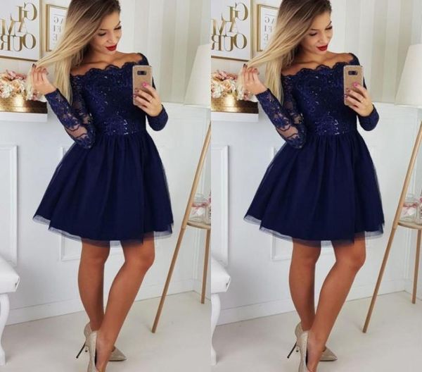off the shoulder short party dresses with long sleeve sequin applique draped prom dress cocktail homecoming dress navy blue 1017473, Black
off the shoulder short party dresses with long sleeve sequin applique draped prom dress cocktail homecoming dress navy blue 1017473, Black