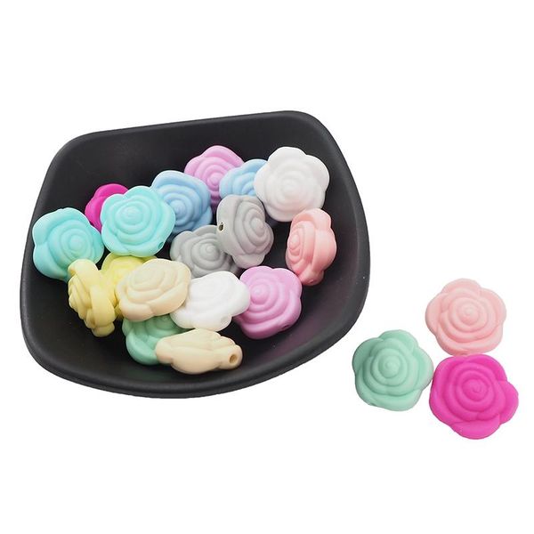 crystal chenkai 50pcs bpa silicone rose beads baby flower teething for diy chewable nursing pendant pacifier chain accessories
crystal chenkai 50pcs bpa silicone rose beads baby flower teething for diy chewable nursing pendant pacifier chain accessories