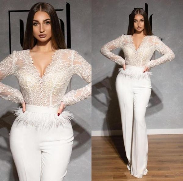 lace jumpsuits prom dresses v neck long sleeve feather dubai arabic satin celebrity evening gowns pantsuits formal pageant dress3179899, White;red
lace jumpsuits prom dresses v neck long sleeve feather dubai arabic satin celebrity evening gowns pantsuits formal pageant dress3179899, White;red