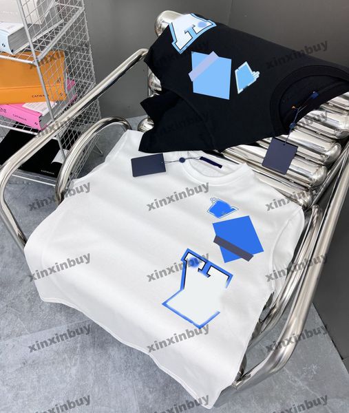 xinxinbuy men designer tee t shirt 23ss letter pattern printing short sleeve cotton women black white blue m-2xl, Black;brown
xinxinbuy men designer tee t shirt 23ss letter pattern printing short sleeve cotton women black white blue m-2xl, Black;brown