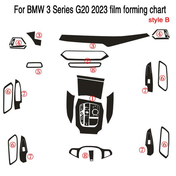 for bmw 3 series g20 2023 interior central control panel door handle 3d 5d carbon fiber stickers decals car styling accessorie
for bmw 3 series g20 2023 interior central control panel door handle 3d 5d carbon fiber stickers decals car styling accessorie