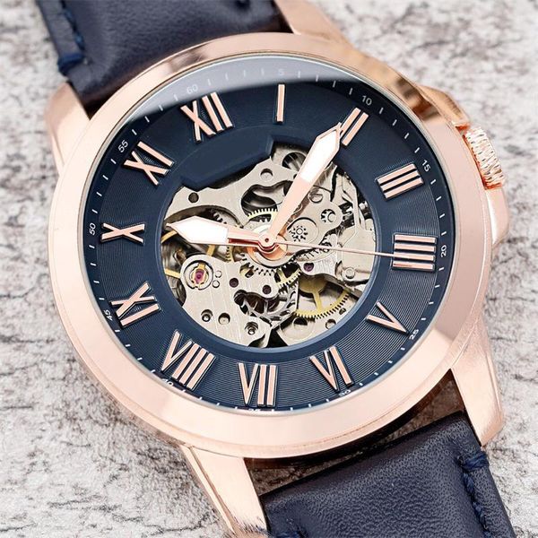 2023 new watch men's leisure diamond watches gold steel leather mechanical automatic wristwatch strap male relogio masculino foss2, Slivery;brown
2023 new watch men's leisure diamond watches gold steel leather mechanical automatic wristwatch strap male relogio masculino foss2, Slivery;brown