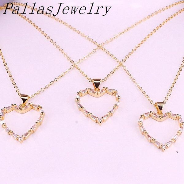 necklaces 10pcs clear cz zirconia micro pave gold color charm cubic zirconia heart pendant statement necklace, Silver
necklaces 10pcs clear cz zirconia micro pave gold color charm cubic zirconia heart pendant statement necklace, Silver