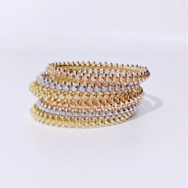 brass gold plated 18k clash series bracelet bangles never fade official replica jewelry luxury brand classic style highest counter quality, Golden;silver
brass gold plated 18k clash series bracelet bangles never fade official replica jewelry luxury brand classic style highest counter quality, Golden;silver