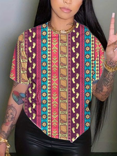 new style t-shirt printed letters women's round neck t-shirt geometric pattern drill fashion t-shirt, White
new style t-shirt printed letters women's round neck t-shirt geometric pattern drill fashion t-shirt, White