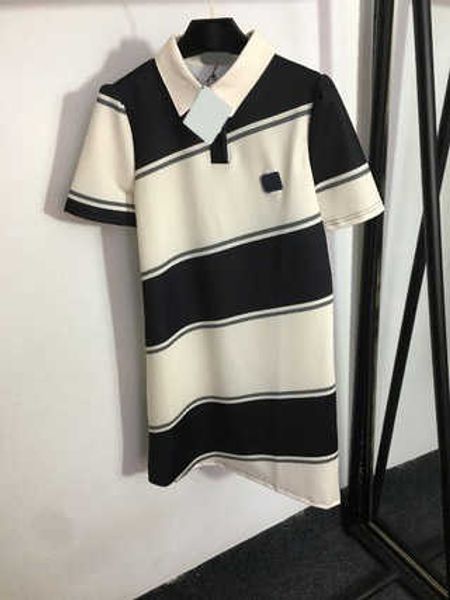 summer dress for women new fashion logo pin embellished diagonal striped short sleeve pencil polo dress luxury designer womens dresses 0912, Black;gray
summer dress for women new fashion logo pin embellished diagonal striped short sleeve pencil polo dress luxury designer womens dresses 0912, Black;gray