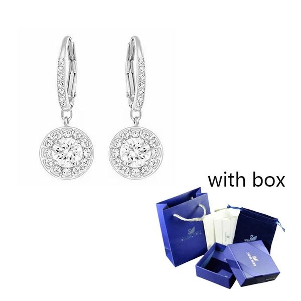 stud swa2022 new temperament crystal earrings collection set luxury gift with packaging box ing, Golden;silver
stud swa2022 new temperament crystal earrings collection set luxury gift with packaging box ing, Golden;silver