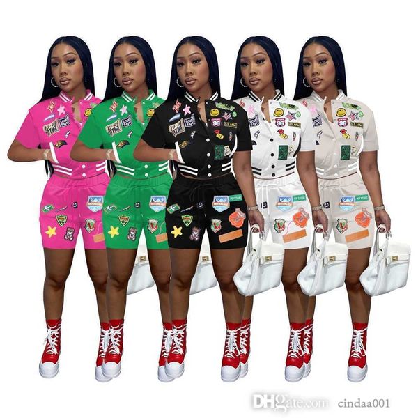 women tracksuits two pieces set designer 2023 new emblem print button baseball elastic thread set 5 colours, Gray
women tracksuits two pieces set designer 2023 new emblem print button baseball elastic thread set 5 colours, Gray
