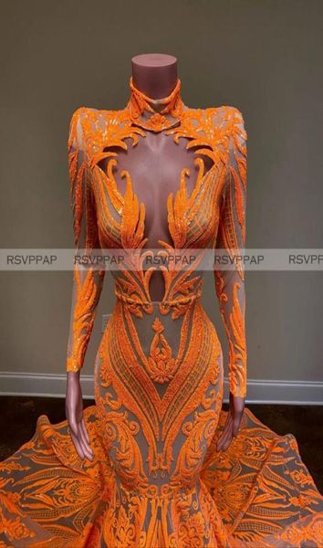 sparkly orange long prom dresses high neck sleeve high neck african women black girls mermaid sequin prom gowns9207610
sparkly orange long prom dresses high neck sleeve high neck african women black girls mermaid sequin prom gowns9207610