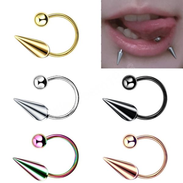 hoop lip rings earrings nose piercing cone ball surgical steel bar ear cartilage tragus helix labret monroe body jewelry, Black
hoop lip rings earrings nose piercing cone ball surgical steel bar ear cartilage tragus helix labret monroe body jewelry, Black