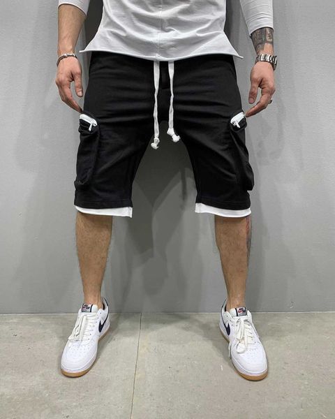 muscle fitness brothers men's multi pocket light board no hip hop work clothes five point shorts, White;black
muscle fitness brothers men's multi pocket light board no hip hop work clothes five point shorts, White;black