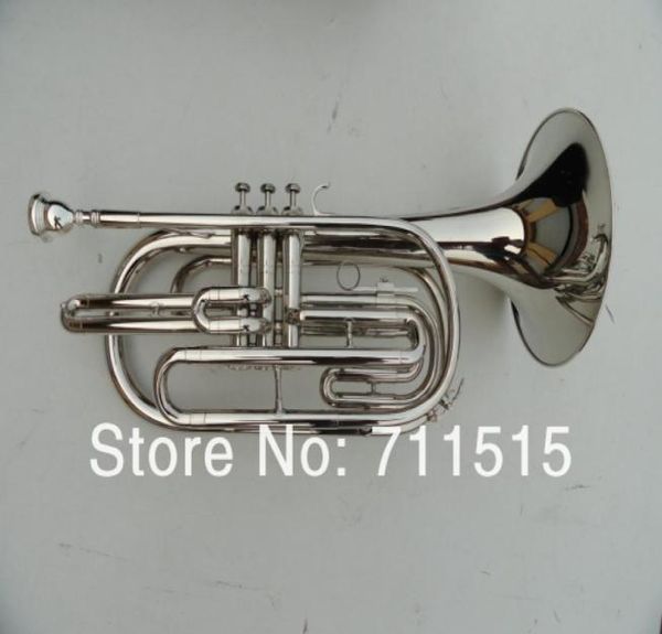 silver plated marching baritone horn bb brass music instrument horn with mouthpiece nylon case 7437913
silver plated marching baritone horn bb brass music instrument horn with mouthpiece nylon case 7437913
