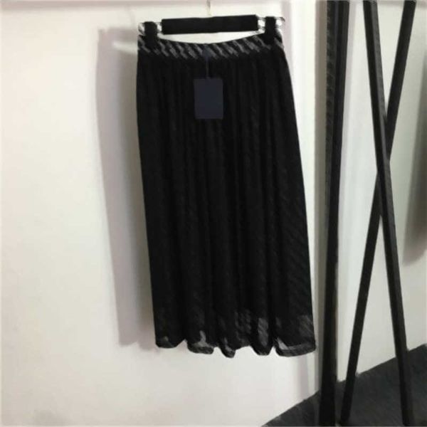 women skirt luxury half dress old flower logo embroidered monogrammed high waisted mesh skirt fashion designer skirts for womens clothing 09, Black
women skirt luxury half dress old flower logo embroidered monogrammed high waisted mesh skirt fashion designer skirts for womens clothing 09, Black