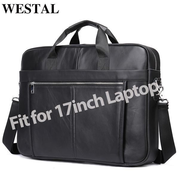 briefcases westal 17'' lapbag for men briefcases genuine leather a4 document bags men's business bag leather men handbags 501
briefcases westal 17'' lapbag for men briefcases genuine leather a4 document bags men's business bag leather men handbags 501