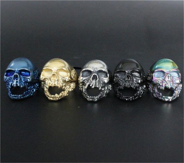 3pcslot new size 715 cool big biker skull ring 316l stainless steel fashion jewelry men walking dead skull ring5824324, Silver
3pcslot new size 715 cool big biker skull ring 316l stainless steel fashion jewelry men walking dead skull ring5824324, Silver
