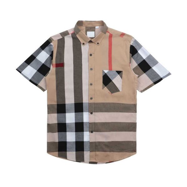 summer mens shirt designer t shirt war horse classic plaid short sleeved shirts thin section men lapel cardigan tee top, White;black
summer mens shirt designer t shirt war horse classic plaid short sleeved shirts thin section men lapel cardigan tee top, White;black