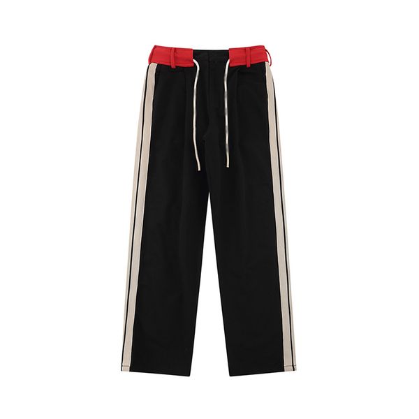 designer color contrast pants pa fashion brand ribbon casual pants color contrast cargo pants sweatpants men's and women's loose s, Black
designer color contrast pants pa fashion brand ribbon casual pants color contrast cargo pants sweatpants men's and women's loose s, Black