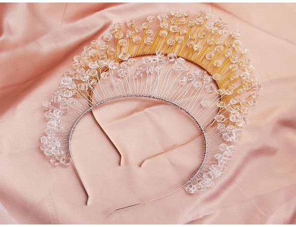 fashion handmade austrian crystal wedding tiaras and crowns hair jewelry bridal headpieces for bride bridesmaids jci1221410338, White;golden
fashion handmade austrian crystal wedding tiaras and crowns hair jewelry bridal headpieces for bride bridesmaids jci1221410338, White;golden