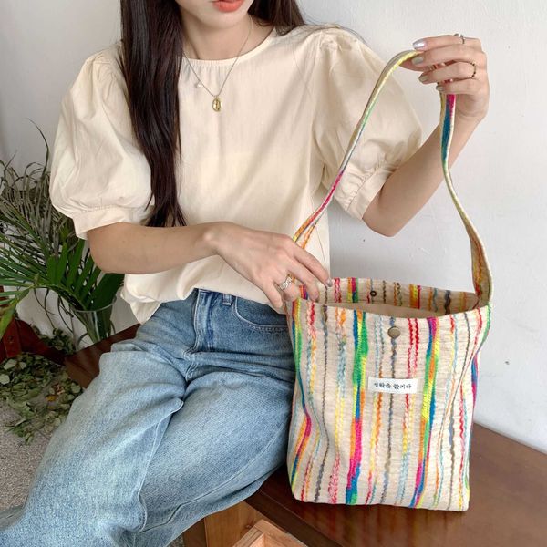 lgbt shopping bags pride ins korean rainbow stripe shoulder bag women s small satchel large capacity leisure tote 230522
lgbt shopping bags pride ins korean rainbow stripe shoulder bag women s small satchel large capacity leisure tote 230522