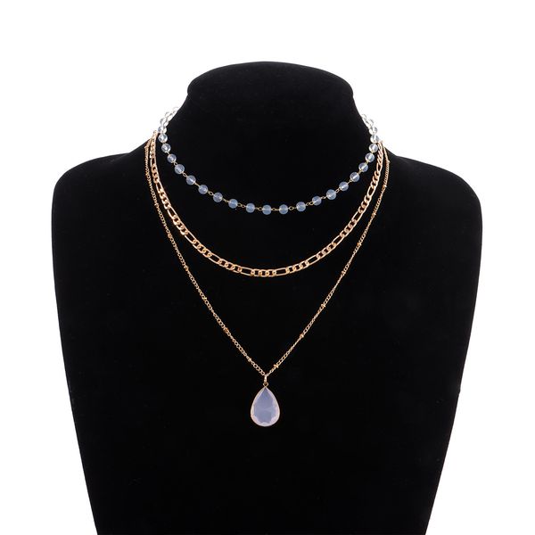 necklace for women designer jewelry luxury fashion multi-element protein bead crystal pendant necklace, fashion combination chain water drop, Silver
necklace for women designer jewelry luxury fashion multi-element protein bead crystal pendant necklace, fashion combination chain water drop, Silver