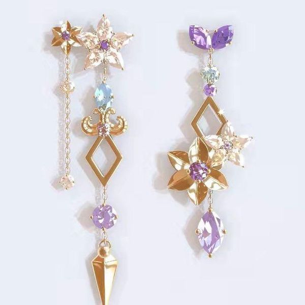 knot anime game genshin impact zhongli keqing mona cosplay props earrings eardrop fashion vintage jewelry accessories gift, Silver
knot anime game genshin impact zhongli keqing mona cosplay props earrings eardrop fashion vintage jewelry accessories gift, Silver