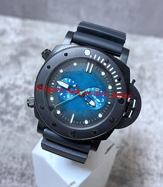 v7 maker mester mens watches 47mm gradient blue dial black case mechanical automatic movement rubber strap luminous sapphire sport men', Slivery;brown
v7 maker mester mens watches 47mm gradient blue dial black case mechanical automatic movement rubber strap luminous sapphire sport men', Slivery;brown