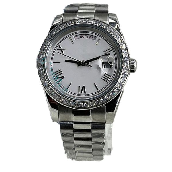 mechanical men watch 41mm designer womens watches mechanical roman numerals dial automatic 904l water resistsntrose gold silver wristwatches, Slivery;brown
mechanical men watch 41mm designer womens watches mechanical roman numerals dial automatic 904l water resistsntrose gold silver wristwatches, Slivery;brown