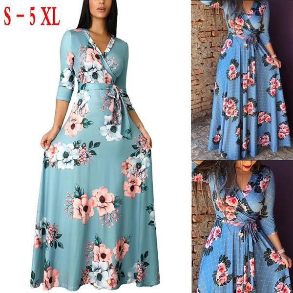 dresses flower print long sleeve maxi dress spring autumn casual slim sashes long dress women elegant robe party dresses s5xl, Black;gray
dresses flower print long sleeve maxi dress spring autumn casual slim sashes long dress women elegant robe party dresses s5xl, Black;gray