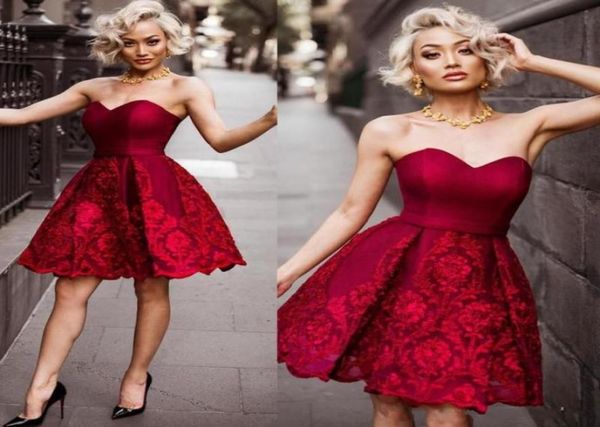 short dark red prom dresses sweetheart lace appliques evening gowns girls mini homecoming dress cocktail gowns vestidos7423113, Blue;pink
short dark red prom dresses sweetheart lace appliques evening gowns girls mini homecoming dress cocktail gowns vestidos7423113, Blue;pink