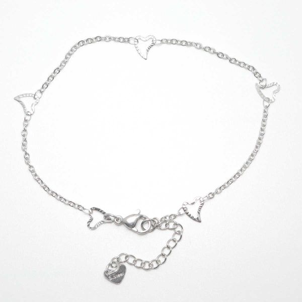 anklets 304 stainless steel anklet women jewelry silver color heart foot-chain for women summer beach barefoot decoration 1 piece g220519, Red;blue
anklets 304 stainless steel anklet women jewelry silver color heart foot-chain for women summer beach barefoot decoration 1 piece g220519, Red;blue