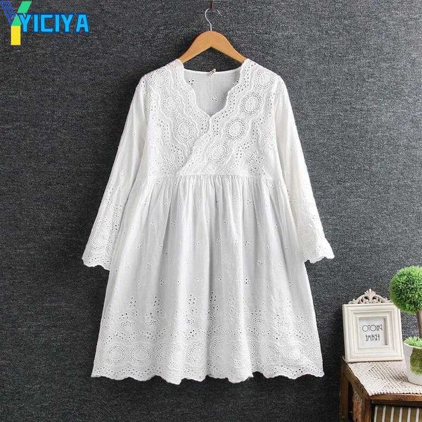 yiciya casual dresses 2023 mori girl hollow out embroidery v-neck sleeveless cotton dress, Black;gray
yiciya casual dresses 2023 mori girl hollow out embroidery v-neck sleeveless cotton dress, Black;gray