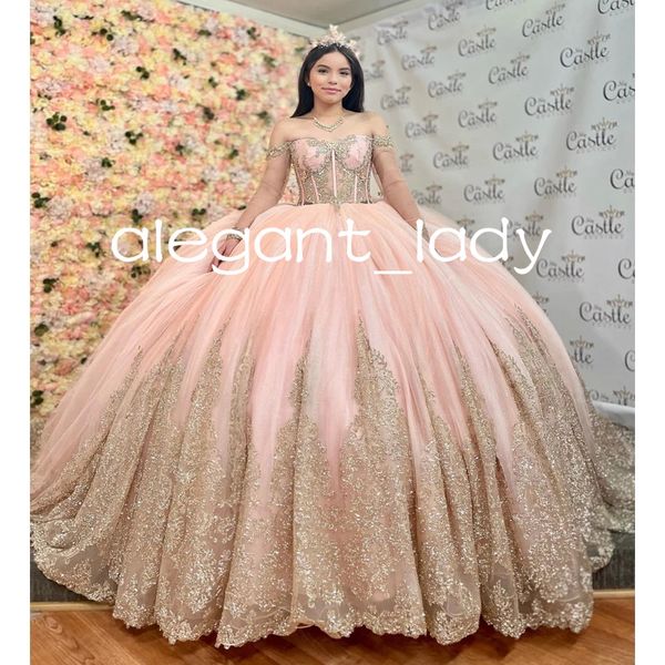 pink princess long sleeve quinceanera dresses with cape 2023 gillter crystal applique lace-up corset dos de 15 anos, Blue;red
pink princess long sleeve quinceanera dresses with cape 2023 gillter crystal applique lace-up corset dos de 15 anos, Blue;red