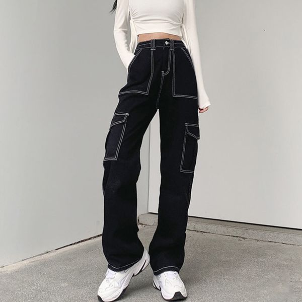 women's jeans biyaby harajuku pockets patchwork baggy jean autumn black wide leg denim trousers woman streetwear loose cargo pants 2305, Blue
women's jeans biyaby harajuku pockets patchwork baggy jean autumn black wide leg denim trousers woman streetwear loose cargo pants 2305, Blue