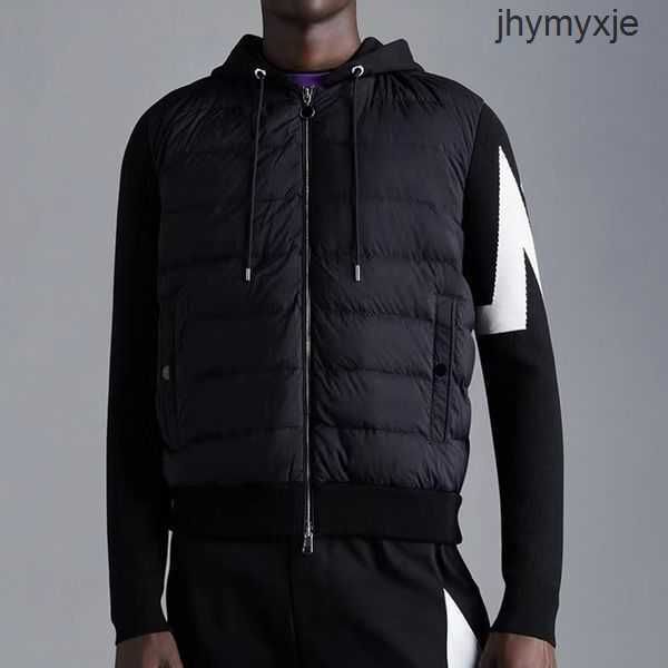 new mens knitted hooded down jacket arm letter design casual coat brand designer jackets size s--xxl 3c6m, Black
new mens knitted hooded down jacket arm letter design casual coat brand designer jackets size s--xxl 3c6m, Black