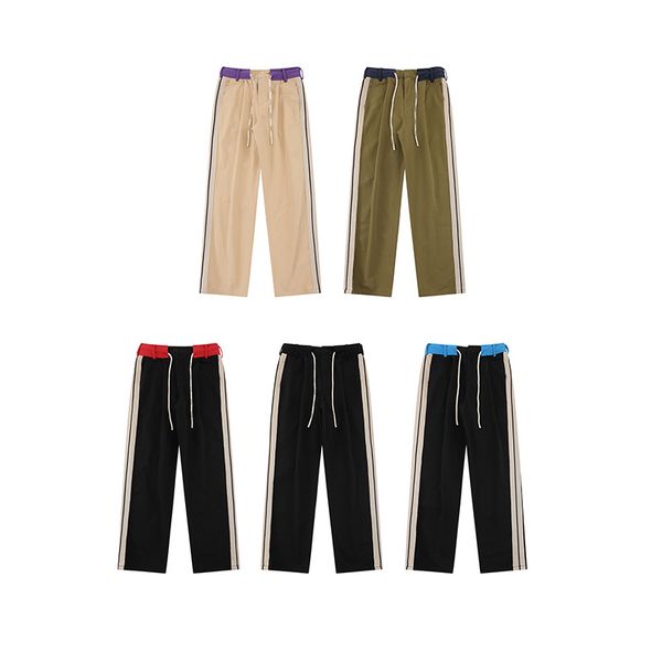 designer color contrast pants pa fashion brand ribbon casual pants color contrast cargo pants sweatpants men's and women's loose s, Black
designer color contrast pants pa fashion brand ribbon casual pants color contrast cargo pants sweatpants men's and women's loose s, Black