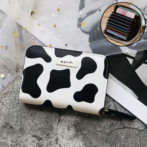cute cow printing slim bag zipper coin purse portable pu bag wallets multi-card positions wallet for girls, Brown;gray
cute cow printing slim bag zipper coin purse portable pu bag wallets multi-card positions wallet for girls, Brown;gray