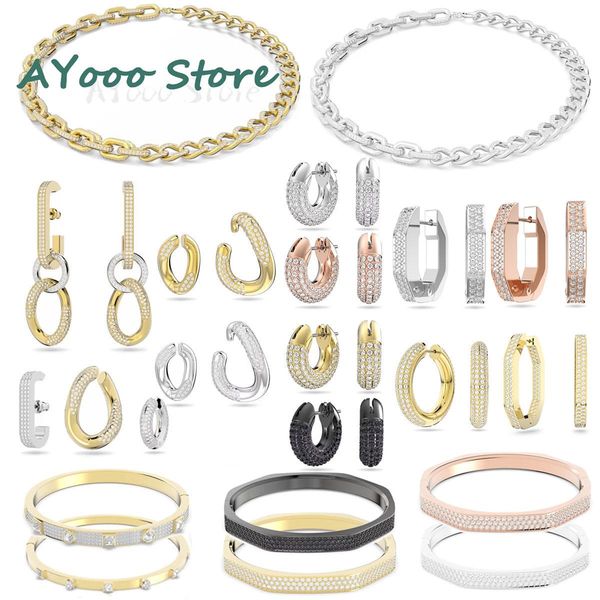 necklaces fashion jewelry swa 2022 necklaces new exquisite round necklaces golden bright crystal dextera women's set romantic gift, Silver
necklaces fashion jewelry swa 2022 necklaces new exquisite round necklaces golden bright crystal dextera women's set romantic gift, Silver
