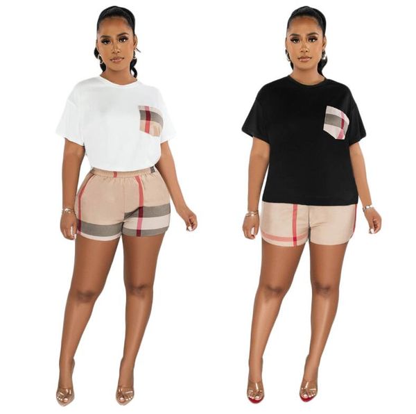 women's tracksuits 2023 summer new fashion casual women's splice set designer brand women's two piece set, Gray
women's tracksuits 2023 summer new fashion casual women's splice set designer brand women's two piece set, Gray