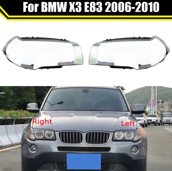 auto transparent lamp case for bmw x3 e83 2006~2010 glass lens shell car front headlight cover light housing lamp caps lampshade
auto transparent lamp case for bmw x3 e83 2006~2010 glass lens shell car front headlight cover light housing lamp caps lampshade